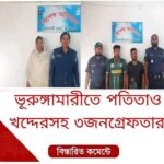 ভুরুঙ্গামারীতে অসামাজিক কার্যকলাপে লিপ্ত থাকায় ৩ জনকে গ্রেফতার